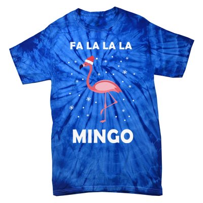 Fa Lalala Mingo Funny Christmas Animal Lovers Gift Tie-Dye T-Shirt