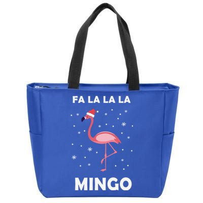 Fa Lalala Mingo Funny Christmas Animal Lovers Gift Zip Tote Bag