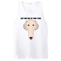 Funny Let Me Do It For You Borzoi Dog Funny Long Face Sneep Snorp PosiCharge Competitor Tank