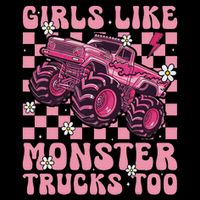 Funny Like Monster Trucks Too Monster Truck Cooling Performance Crew T-Shirt