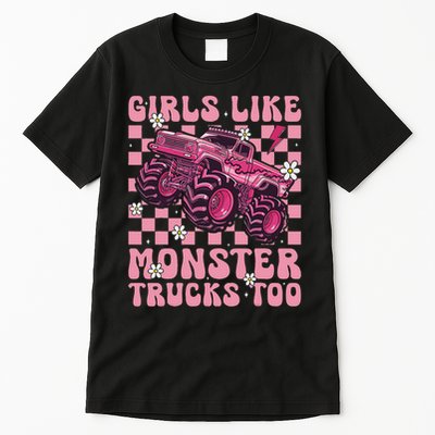 Funny Like Monster Trucks Too Monster Truck Tall T-Shirt