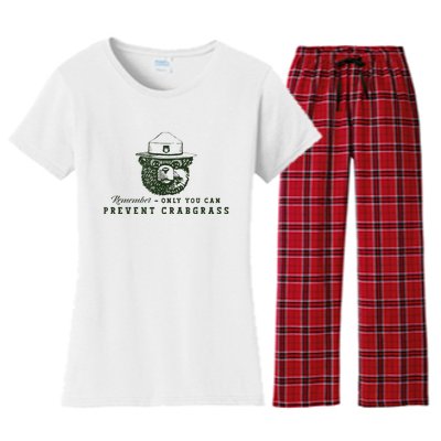 Funny Lawn Mowing Golf For Dad Or Mom Gift Women's Flannel Pajama Set