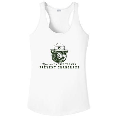 Funny Lawn Mowing Golf For Dad Or Mom Gift Ladies PosiCharge Competitor Racerback Tank