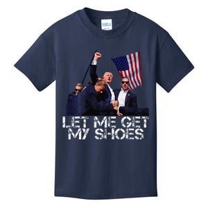 Funny Let Me Get My Shoes Trump Voting Election 2024 Kids T-Shirt