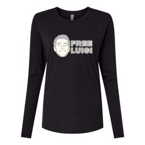 Free Luigi Mangione Release My Dude Womens Cotton Relaxed Long Sleeve T-Shirt