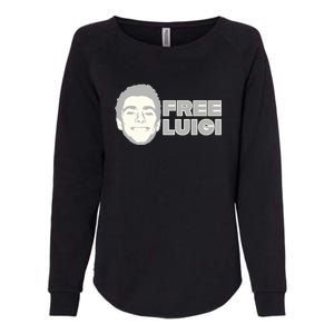 Free Luigi Mangione Release My Dude Womens California Wash Sweatshirt