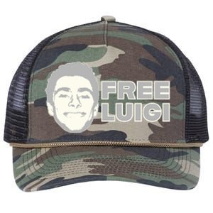 Free Luigi Mangione Release My Dude Retro Rope Trucker Hat Cap