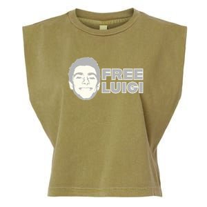 Free Luigi Mangione Release My Dude Garment-Dyed Women's Muscle Tee