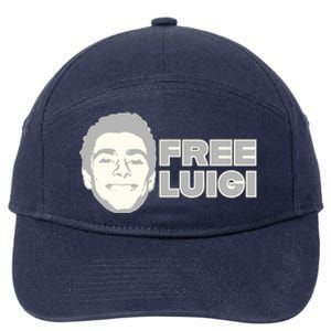 Free Luigi Mangione Release My Dude 7-Panel Snapback Hat