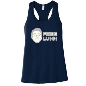 Free Luigi Mangione Release My Dude Women's Racerback Tank