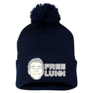 Free Luigi Mangione Release My Dude Pom Pom 12in Knit Beanie