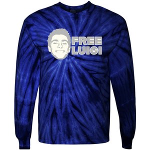 Free Luigi Mangione Release My Dude Tie-Dye Long Sleeve Shirt