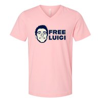 Free Luigi Mangione Release My Dude V-Neck T-Shirt