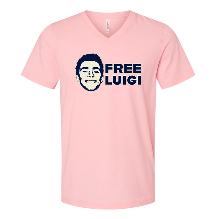 Free Luigi Mangione Release My Dude V-Neck T-Shirt