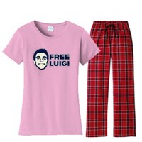 Free Luigi Mangione Release My Dude Women's Flannel Pajama Set