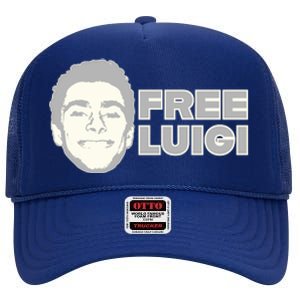 Free Luigi Mangione Release My Dude High Crown Mesh Back Trucker Hat