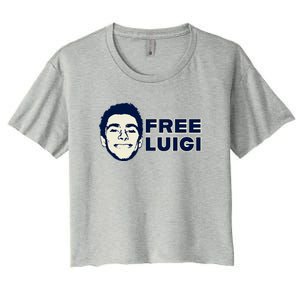 Free Luigi Mangione Release My Dude Women's Crop Top Tee