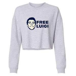 Free Luigi Mangione Release My Dude Cropped Pullover Crew