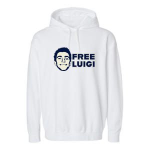 Free Luigi Mangione Release My Dude Garment-Dyed Fleece Hoodie