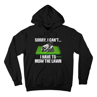 Funny Lawn Mowing For Men Women Lawn Mower Mow Mowing Hoodie