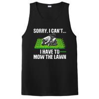 Funny Lawn Mowing For Men Women Lawn Mower Mow Mowing PosiCharge Competitor Tank