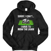 Funny Lawn Mowing For Men Women Lawn Mower Mow Mowing Tie Dye Hoodie