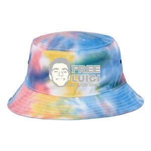 Free Luigi Mangione — Deny Defend Depose Tie Dye Newport Bucket Hat