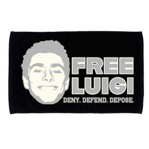 Free Luigi Mangione — Deny Defend Depose Microfiber Hand Towel