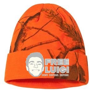 Free Luigi Mangione — Deny Defend Depose Kati Licensed 12" Camo Beanie