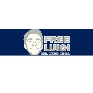 Free Luigi Mangione — Deny Defend Depose Bumper Sticker