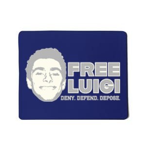 Free Luigi Mangione — Deny Defend Depose Mousepad