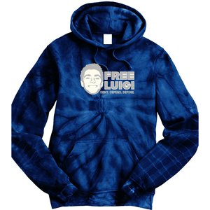 Free Luigi Mangione — Deny Defend Depose Tie Dye Hoodie