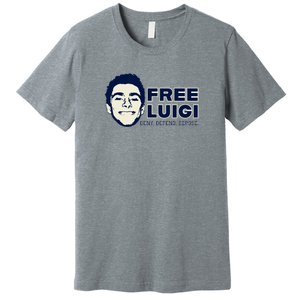 Free Luigi Mangione — Deny Defend Depose Premium T-Shirt