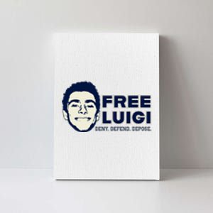 Free Luigi Mangione — Deny Defend Depose Canvas