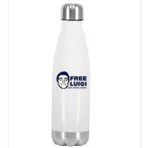 Free Luigi Mangione — Deny Defend Depose Stainless Steel Insulated Water Bottle