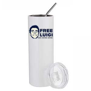 Free Luigi Mangione — Deny Defend Depose Stainless Steel Tumbler