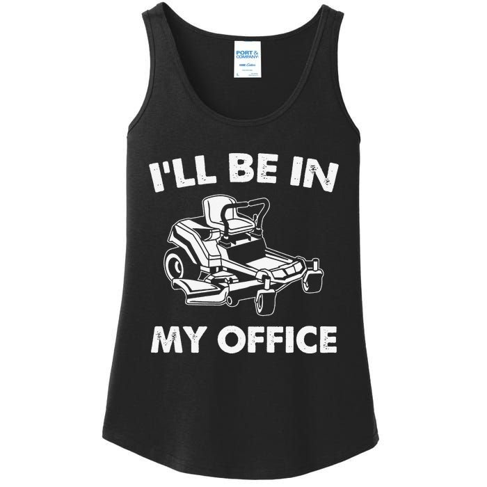 Funny Lawn Mowing Retirement Design Zero Turn Mower Ladies Essential Tank