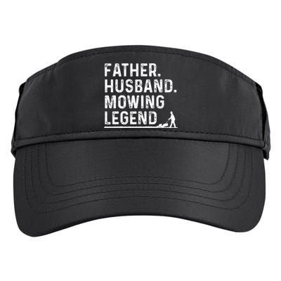 Funny Lawn Mower Design For Dad Lawn Mowing Landscaping Adult Drive Performance Visor