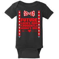 Future Ladies Man Currently Mama's Boy Baby Bodysuit