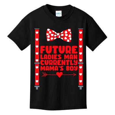 Future Ladies Man Currently Mama's Boy Kids T-Shirt