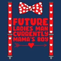 Future Ladies Man Currently Mama's Boy Infant Baby Jersey Bodysuit