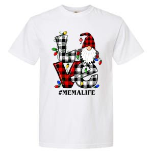 Funny Love Mema Gnomes Christmas Mema Life Garment-Dyed Heavyweight T-Shirt