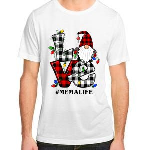 Funny Love Mema Gnomes Christmas Mema Life Adult ChromaSoft Performance T-Shirt