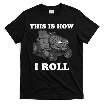 Funny Lawn Mower Mowing Riding Rider Toddler Kids Boys T-Shirt