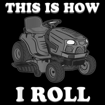 Funny Lawn Mower Mowing Riding Rider Toddler Kids Boys T-Shirt