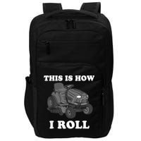 Funny Lawn Mower Mowing Riding Rider Toddler Kids Boys Impact Tech Backpack