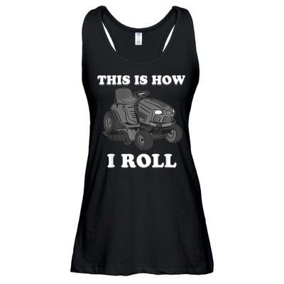Funny Lawn Mower Mowing Riding Rider Toddler Kids Boys Ladies Essential Flowy Tank