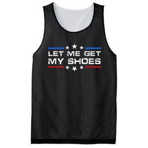 Funny Let Me Get My Shoes Mesh Reversible Basketball Jersey Tank