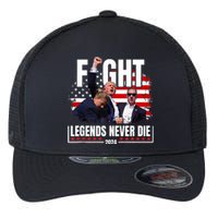 Fight Legends Never Die 2024 Trump Shooting Flexfit Unipanel Trucker Cap