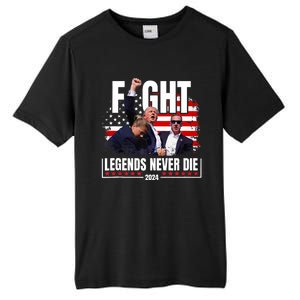 Fight Legends Never Die 2024 Trump Shooting Tall Fusion ChromaSoft Performance T-Shirt